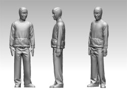 画像5: トリファクトリー[FS-03A]1/350 WWII 米 アメリカ海軍航空母艦搭乗員セット01　　ミッドウェー海戦「平時待機中」