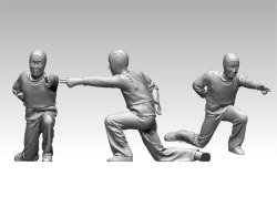 画像8: トリファクトリー[FS-03A]1/350 WWII 米 アメリカ海軍航空母艦搭乗員セット01　　ミッドウェー海戦「平時待機中」