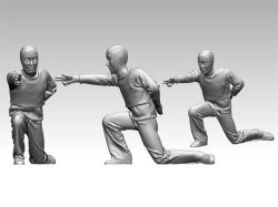 画像9: トリファクトリー[FS-03A]1/350 WWII 米 アメリカ海軍航空母艦搭乗員セット01　　ミッドウェー海戦「平時待機中」