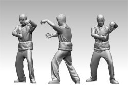 画像16: トリファクトリー[FS-03A]1/350 WWII 米 アメリカ海軍航空母艦搭乗員セット01　　ミッドウェー海戦「平時待機中」