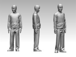 画像14: トリファクトリー[FS-03A]1/350 WWII 米 アメリカ海軍航空母艦搭乗員セット01　　ミッドウェー海戦「平時待機中」