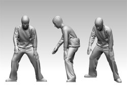 画像10: トリファクトリー[FS-04A]1/350 WWII 米 アメリカ海軍航空母艦搭乗員セット02 　　ミッドウェー海戦「総員戦闘態勢」