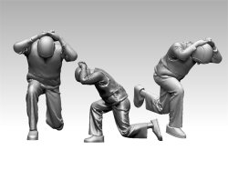 画像7: トリファクトリー[FS-04A]1/350 WWII 米 アメリカ海軍航空母艦搭乗員セット02 　　ミッドウェー海戦「総員戦闘態勢」