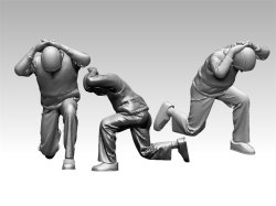 画像6: トリファクトリー[FS-04A]1/350 WWII 米 アメリカ海軍航空母艦搭乗員セット02 　　ミッドウェー海戦「総員戦闘態勢」