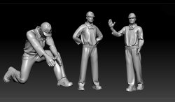 画像7: トリファクトリー[FS-05]1/350 WWII 日本帝国海軍 航空母艦乗員&艦載機搭乗員セット