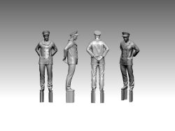 画像17: トリファクトリー[FS-06]1/200タイタニック号クルー&パッセンジャーセットパート3 (トランペッター タイタニック[03713]対応)