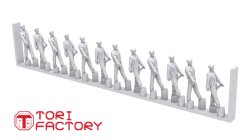 画像4: トリファクトリー[FS-20B]1/200 WWIIアメリカ海軍 戦艦乗組員セット＃5 行進