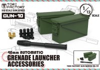 トリファクトリー[GUN-10]1/12 現用 米 Mk19自動擲弾銃用アクセサリーセット