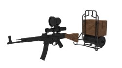 画像11: トリファクトリー[GUN-12]1/12 WWII ドイツStG44突撃銃/w赤外線暗視スコープ"ヴァンパイア"