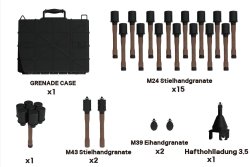 画像15: トリファクトリー[GUN-14]1/12 WWII ドイツ手榴弾セット