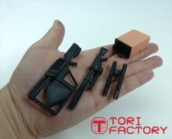 画像16: トリファクトリー[GUN-16]1/12 フィギュアアクセサリー アンチドローンガン(対ドローン用電波銃)セット