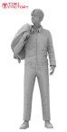 画像4: トリファクトリー[GW-14A]1/35 はたらくJK＋制服男子2 　ブレザーを肩掛けするイケメン君