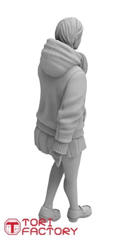 画像4: トリファクトリー[GW-15B]1/24 はたらくJK 壁ドン-女子高校生