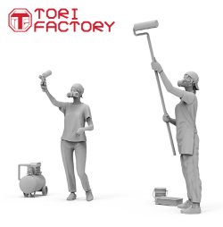 画像13: トリファクトリー[GW-11A]1/35 はたらくJK 塗装中!どんな色がよく似合いますか?その1