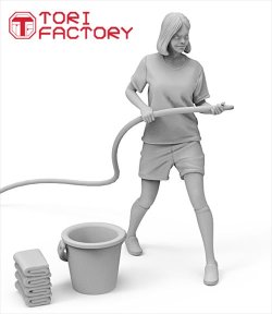 画像8: トリファクトリー[GW-09B]1/24 はたらくJK 洗車は楽しいですよ!その1