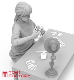 画像3: トリファクトリー[GW-17A]1/35 ホビータイム1 お茶の間女子モデラー