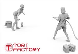 画像12: トリファクトリー[GW-09B]1/24 はたらくJK 洗車は楽しいですよ!その1