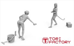 画像13: トリファクトリー[GW-09B]1/24 はたらくJK 洗車は楽しいですよ!その1