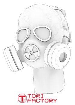 画像12: トリファクトリー[HD-03A]1/35 アクセサリー ヘッドシリーズ3 マスクヘッドセット2 ガスマスク(10個入)