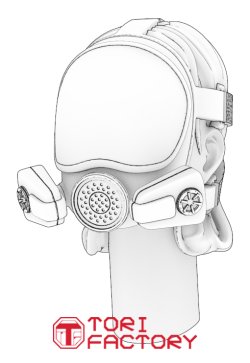 画像14: トリファクトリー[HD-03A]1/35 アクセサリー ヘッドシリーズ3 マスクヘッドセット2 ガスマスク(10個入)