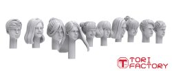 画像3: トリファクトリー[HD-09]1/35 アクセサリー ヘッドシリーズ モダンヘッドセット(10個入り)