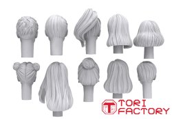 画像5: トリファクトリー[HD-09]1/35 アクセサリー ヘッドシリーズ モダンヘッドセット(10個入り)