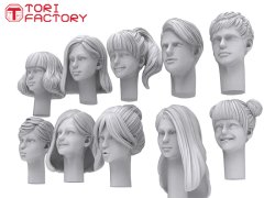 画像6: トリファクトリー[HD-09]1/35 アクセサリー ヘッドシリーズ モダンヘッドセット(10個入り)