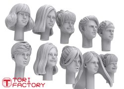 画像7: トリファクトリー[HD-09]1/35 アクセサリー ヘッドシリーズ モダンヘッドセット(10個入り)