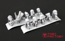 画像10: トリファクトリー[HD-09]1/35 アクセサリー ヘッドシリーズ モダンヘッドセット(10個入り)