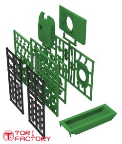 画像2: トリファクトリー[ID-03]1/12 フィギュア用戦車組立キット1(レジン製　容器付き)