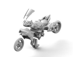 画像2: トリファクトリー[MF-08A]1/32 現用 米 愛車に跨るアメリカ軍パイロット 大型スーパーバイク付