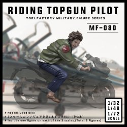 画像1: トリファクトリー[MF-08D]1/32 1/48 1/72 現用 米 トップガンパイロット(3体入)