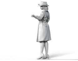 画像4: トリファクトリー[MF-09]1/35 WWII 仏 パリの若き婦人