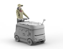 画像3: トリファクトリー[MF-10]1/35 現用 清涼飲料販売カートと女性販売員セット