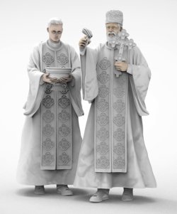 画像2: トリファクトリー[MF-20B]1/48&1/72 ロシア正教司祭セット
