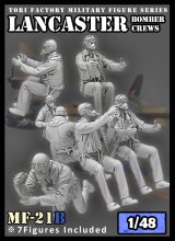 トリファクトリー[MF-21B]1/48 WWII 英国空軍 アブロランカスターパイロットチーム