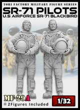 トリファクトリー[MF-29A]1/32 アメリカ空軍戦略偵察機SR-71パイロット&RSOセット(2体セット)