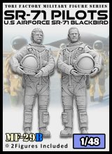 トリファクトリー[MF-29B]1/48 アメリカ空軍戦略偵察機SR-71パイロット&RSOセット(2体セット)