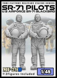 トリファクトリー[MF-29B]1/48 アメリカ空軍戦略偵察機SR-71パイロット&RSOセット(2体セット)