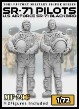 トリファクトリー[MF-29C]1/72 アメリカ空軍戦略偵察機SR-71パイロット&RSOセット(2体セット)