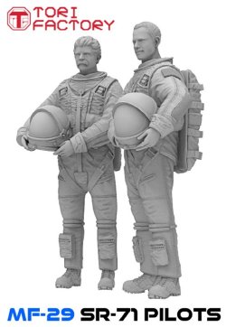 画像3: トリファクトリー[MF-29A]1/32 アメリカ空軍戦略偵察機SR-71パイロット&RSOセット(2体セット)