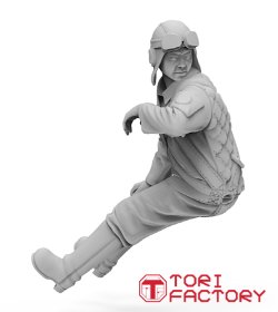 画像2: トリファクトリー[MF-36B]1/48 WWII 日本海軍パイロットと見送る女性