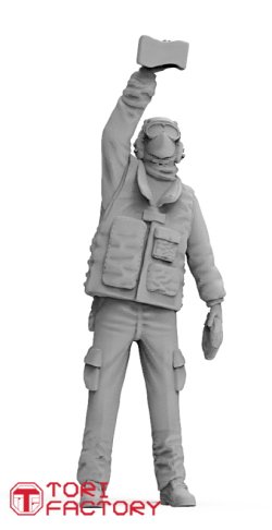 画像10: トリファクトリー[MF-37C]1/72 現用 アメリカ海軍空母甲板作業員 機体クリーニング