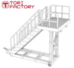画像12: トリファクトリー[MF-39A]1/32 現用 アメリカ空軍F-35クリーニングクルーセット2&階段セット