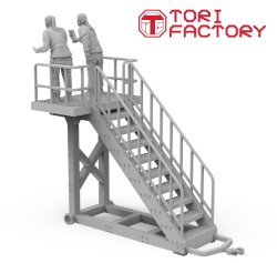 画像9: トリファクトリー[MF-39A]1/32 現用 アメリカ空軍F-35クリーニングクルーセット2&階段セット