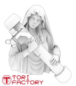 画像13: トリファクトリー[MF-43B]1/24 バストサイズ 聖ジャベリン像(バストモデル)