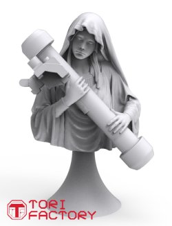 画像4: トリファクトリー[MF-43B]1/24 バストサイズ 聖ジャベリン像(バストモデル)