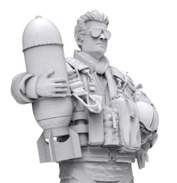 画像5: トリファクトリー[MF-52A]1/32 現用 「ホットショット」パイロット&ホットドッグクルーセット(2体入)