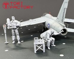 画像20: トリファクトリー[MF-52B]1/48 現用 「ホットショット」パイロット&ホットドッグクルーセット(2体入)