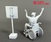画像10: トリファクトリー[MF-53B]1/32 現用 「ホットショット」車いすの男&標識看板